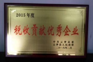 玉豐集團(tuán)榮獲“稅收貢獻(xiàn)優(yōu)秀企業(yè)”榮譽(yù)